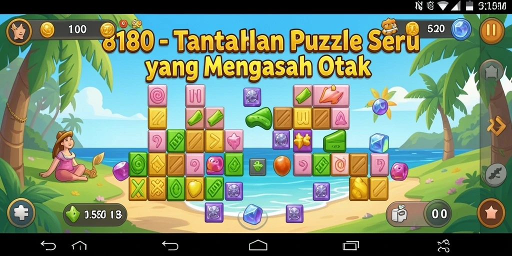 Tampilan gameplay yang menantang dari 8180 dalam genre Puzzle.