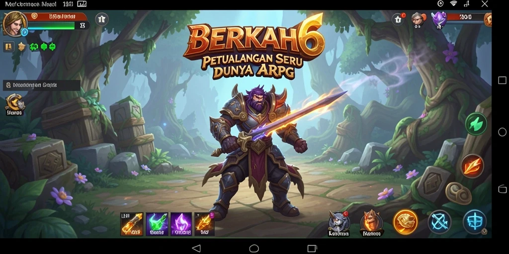 Screenshot menunjukkan aksi seru dalam gameplay ARPG.