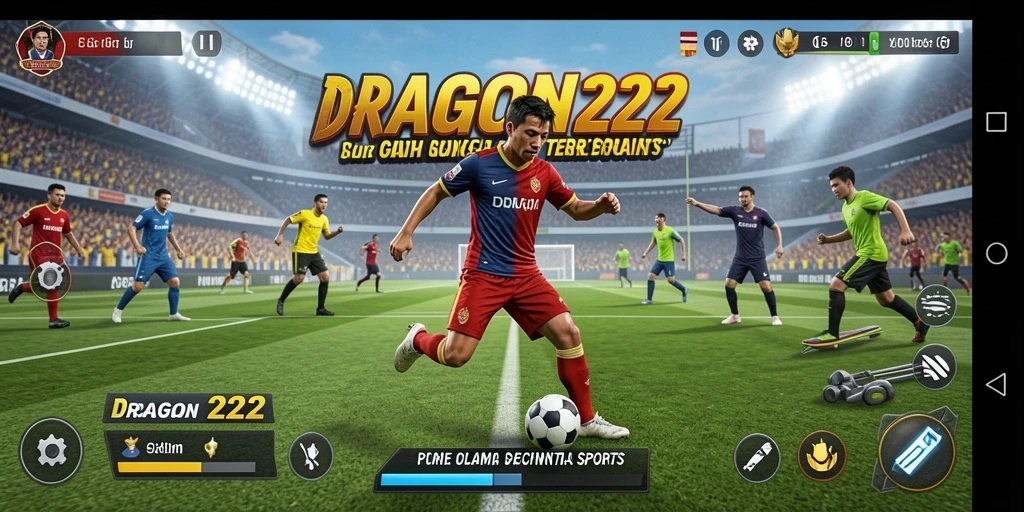 Tangkapan layar DRAGON222 menampilkan aksi seru dalam permainan olahraga.