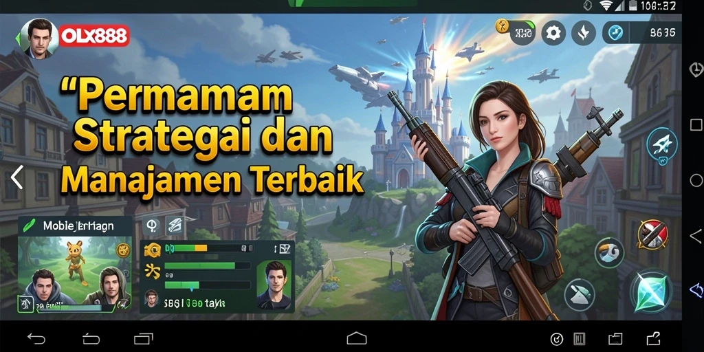 Tampilan gameplay menarik dari OLX888 dengan berbagai fitur strategis.