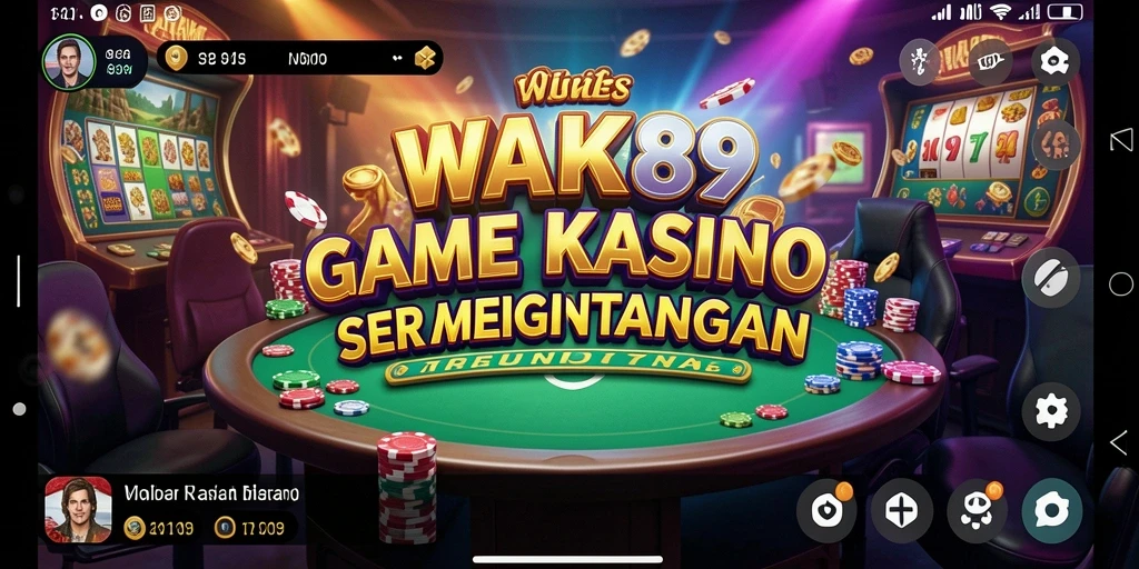 Tampilan menakjubkan dari gameplay Kasino WAK89.